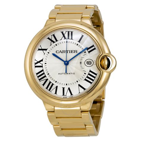 cartier gold|cartier 18k gold watch price.